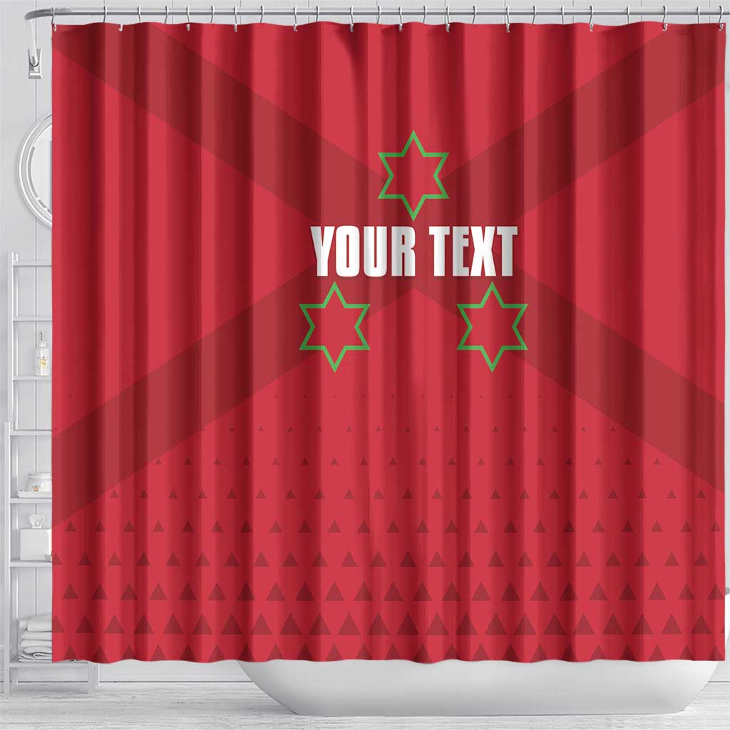Custom Burundi Football Shower Curtain Go Intamba Go