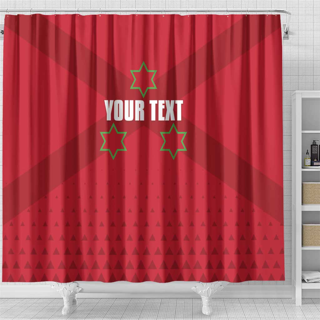 Custom Burundi Football Shower Curtain Go Intamba Go