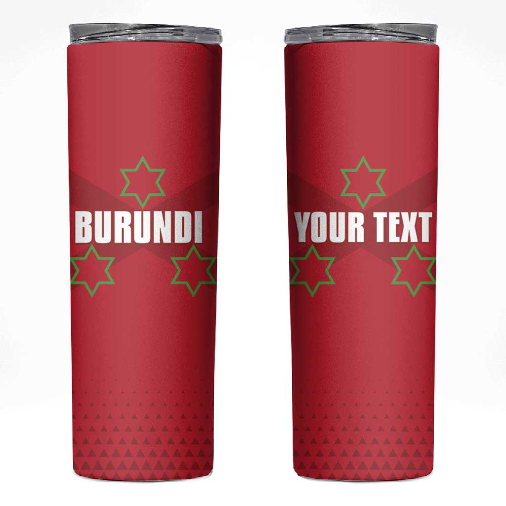 Custom Burundi Football Skinny Tumbler Go Intamba Go