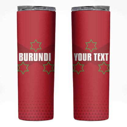 Custom Burundi Football Skinny Tumbler Go Intamba Go
