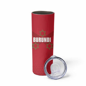 Custom Burundi Football Skinny Tumbler Go Intamba Go