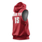 Custom Burundi Football Sleeveless Hoodie Go Intamba Go - African Pride