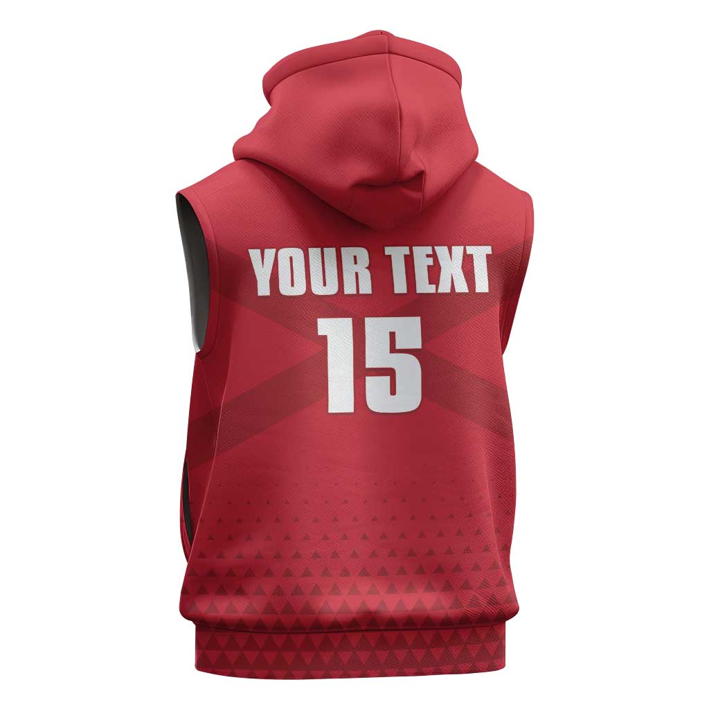 Custom Burundi Football Sleeveless Zip Hoodie Go Intamba Go - African Pride