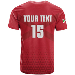 Custom Burundi Football T shirt Go Intamba Go
