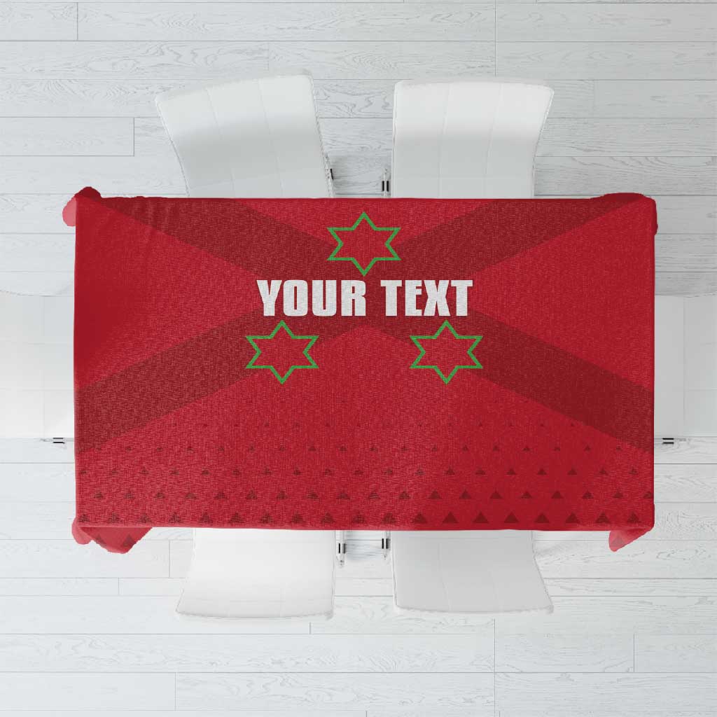 Custom Burundi Football Tablecloth Go Intamba Go