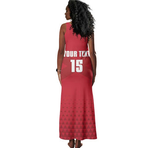 Custom Burundi Football Tank Maxi Dress Go Intamba Go