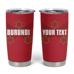 Custom Burundi Football Tumbler Cup Go Intamba Go