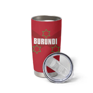 Custom Burundi Football Tumbler Cup Go Intamba Go