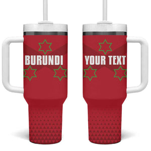 Custom Burundi Football Tumbler With Handle Go Intamba Go