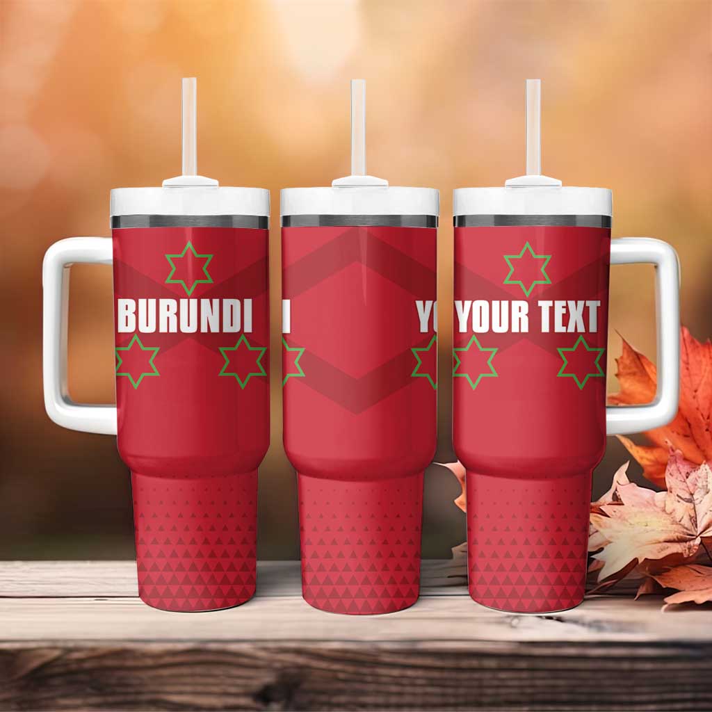 Custom Burundi Football Tumbler With Handle Go Intamba Go