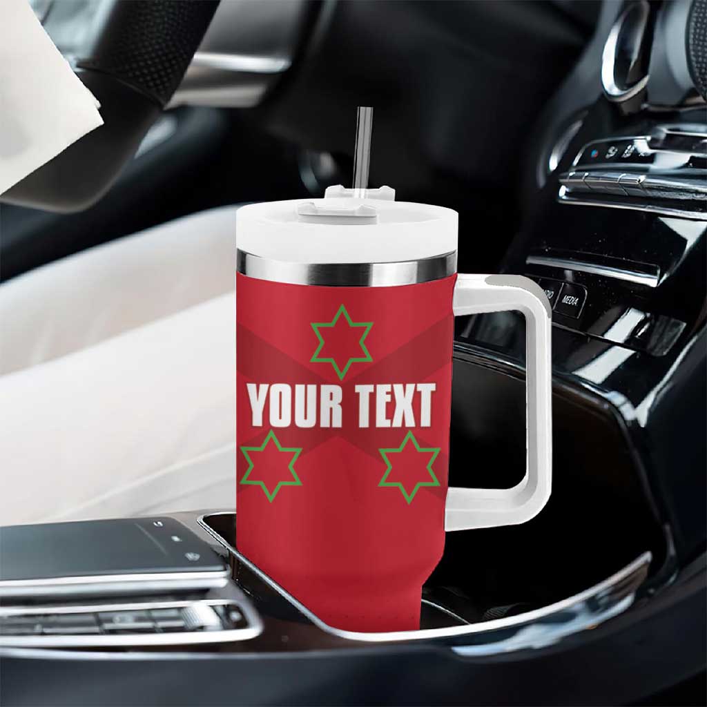 Custom Burundi Football Tumbler With Handle Go Intamba Go