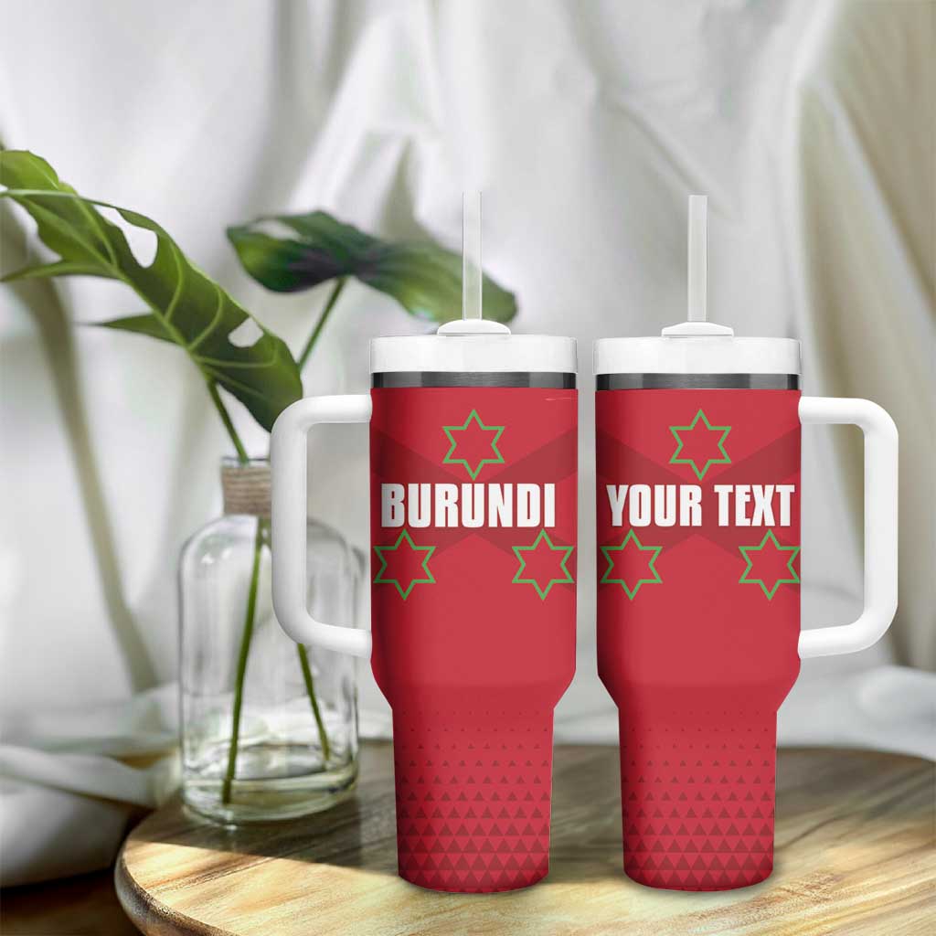 Custom Burundi Football Tumbler With Handle Go Intamba Go