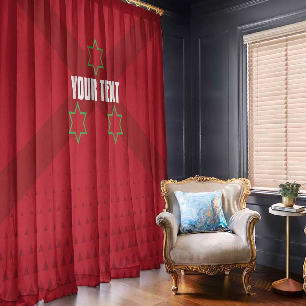 Custom Burundi Football Window Curtain Go Intamba Go