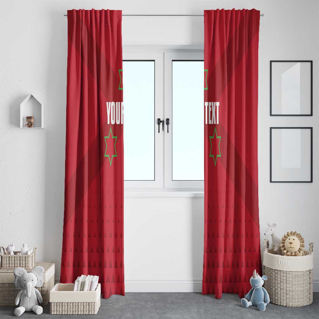 Custom Burundi Football Window Curtain Go Intamba Go
