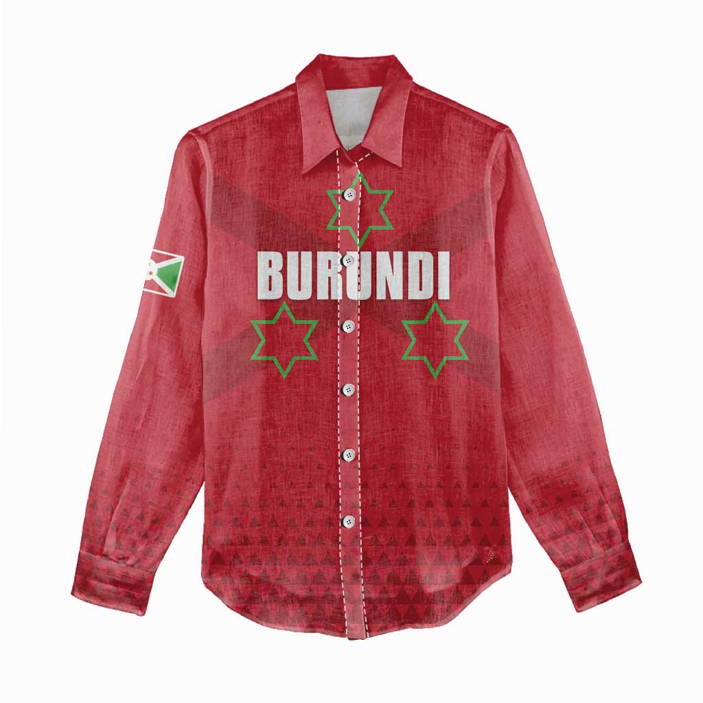 Custom Burundi Football Women Casual Shirt Go Intamba Go