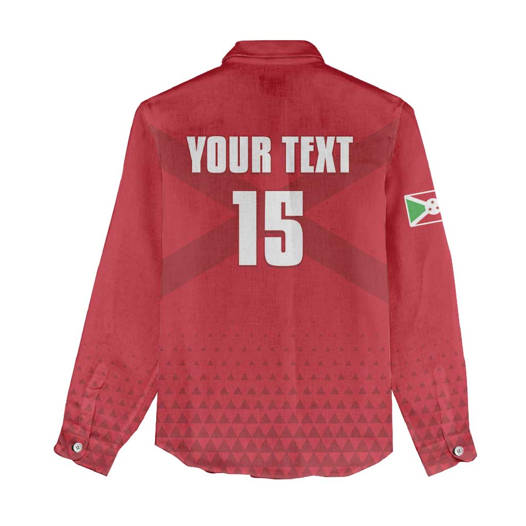 Custom Burundi Football Women Casual Shirt Go Intamba Go