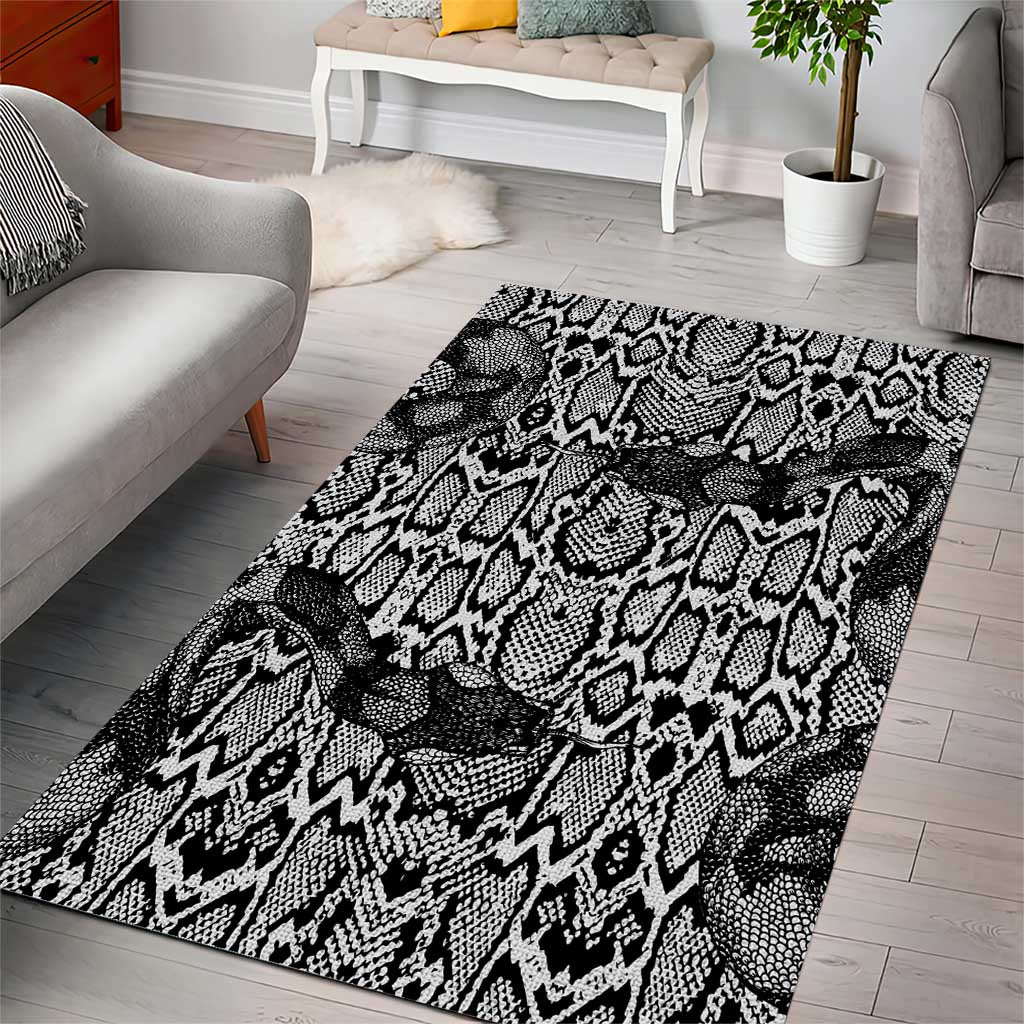 Snake African Skin Animals Pattern Area Rug