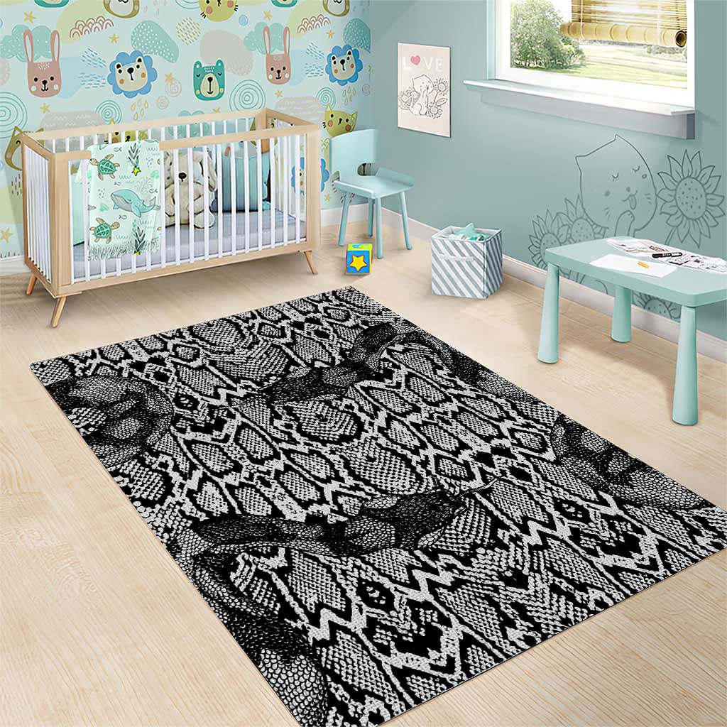 Snake African Skin Animals Pattern Area Rug