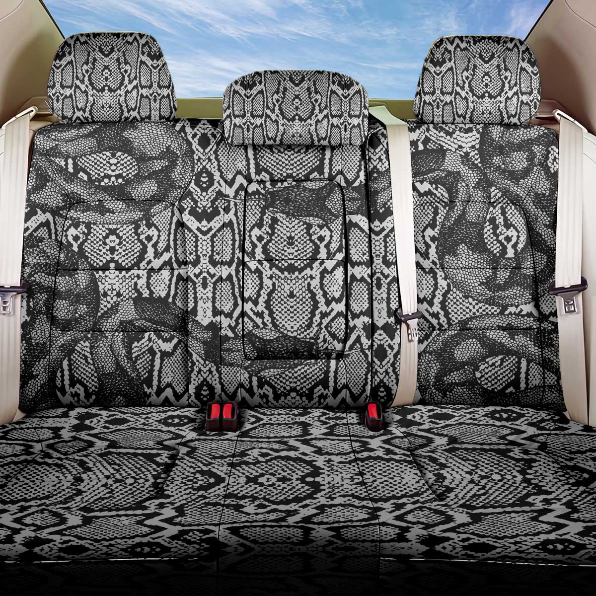 Snake African Skin Animals Pattern Back Car Seat Cover