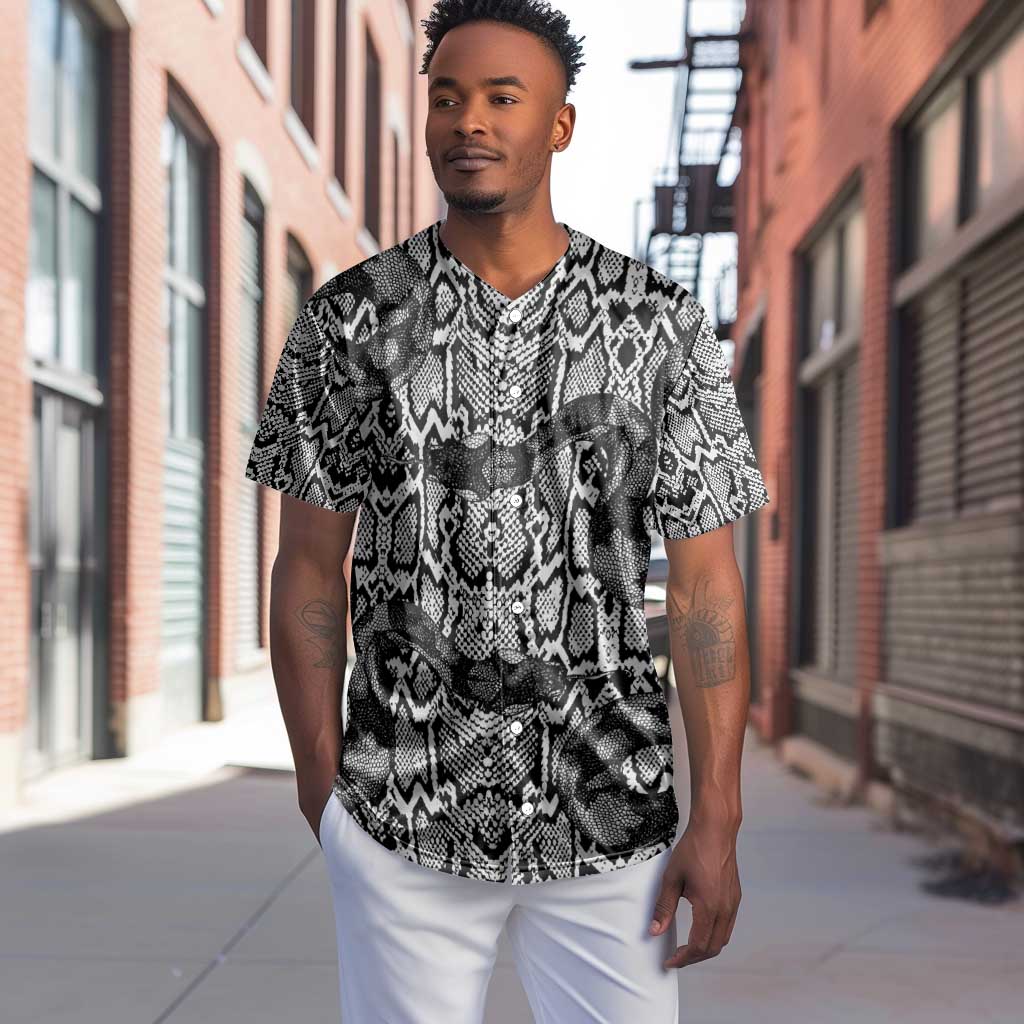 Snake African Skin Animals Pattern Baseball Jersey