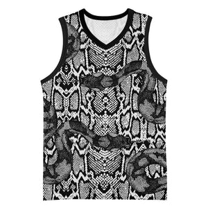 Snake African Skin Animals Pattern Basketball Jersey - African Pride