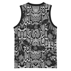 Snake African Skin Animals Pattern Basketball Jersey - African Pride