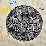 Snake African Skin Animals Pattern Beach Blanket