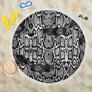 Snake African Skin Animals Pattern Beach Blanket