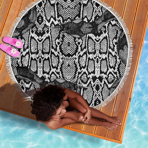 Snake African Skin Animals Pattern Beach Blanket