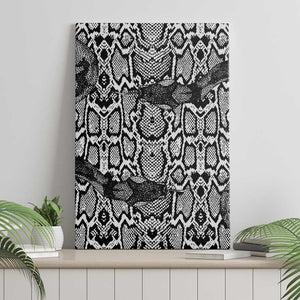Snake African Skin Animals Pattern Canvas Wall Art