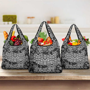 Snake African Skin Animals Pattern Grocery Bag