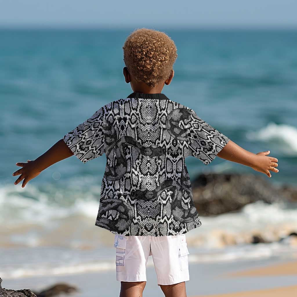 Snake African Skin Animals Pattern Kid Hawaiian Shirt