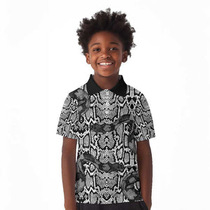 Snake African Skin Animals Pattern Kid Polo Shirt