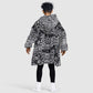 Snake African Skin Animals Pattern Kid Wearable Blanket Hoodie