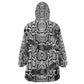 Snake African Skin Animals Pattern Kid Wearable Blanket Hoodie