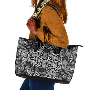Snake African Skin Animals Pattern Leather Tote Bag