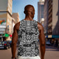 Snake African Skin Animals Pattern Men Tank Top