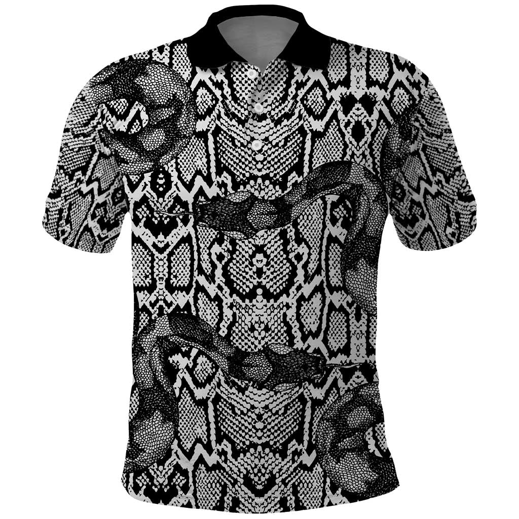 Snake African Skin Animals Pattern Polo Shirt