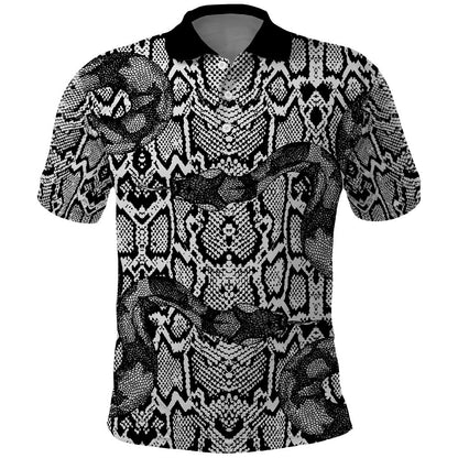 Snake African Skin Animals Pattern Polo Shirt