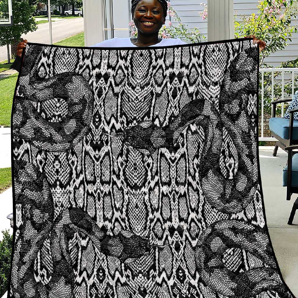 Snake African Skin Animals Pattern Quilt