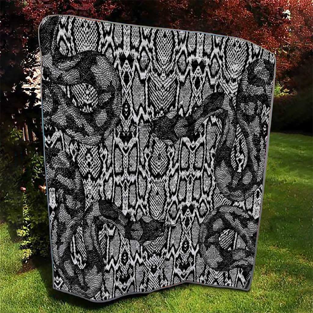 Snake African Skin Animals Pattern Quilt