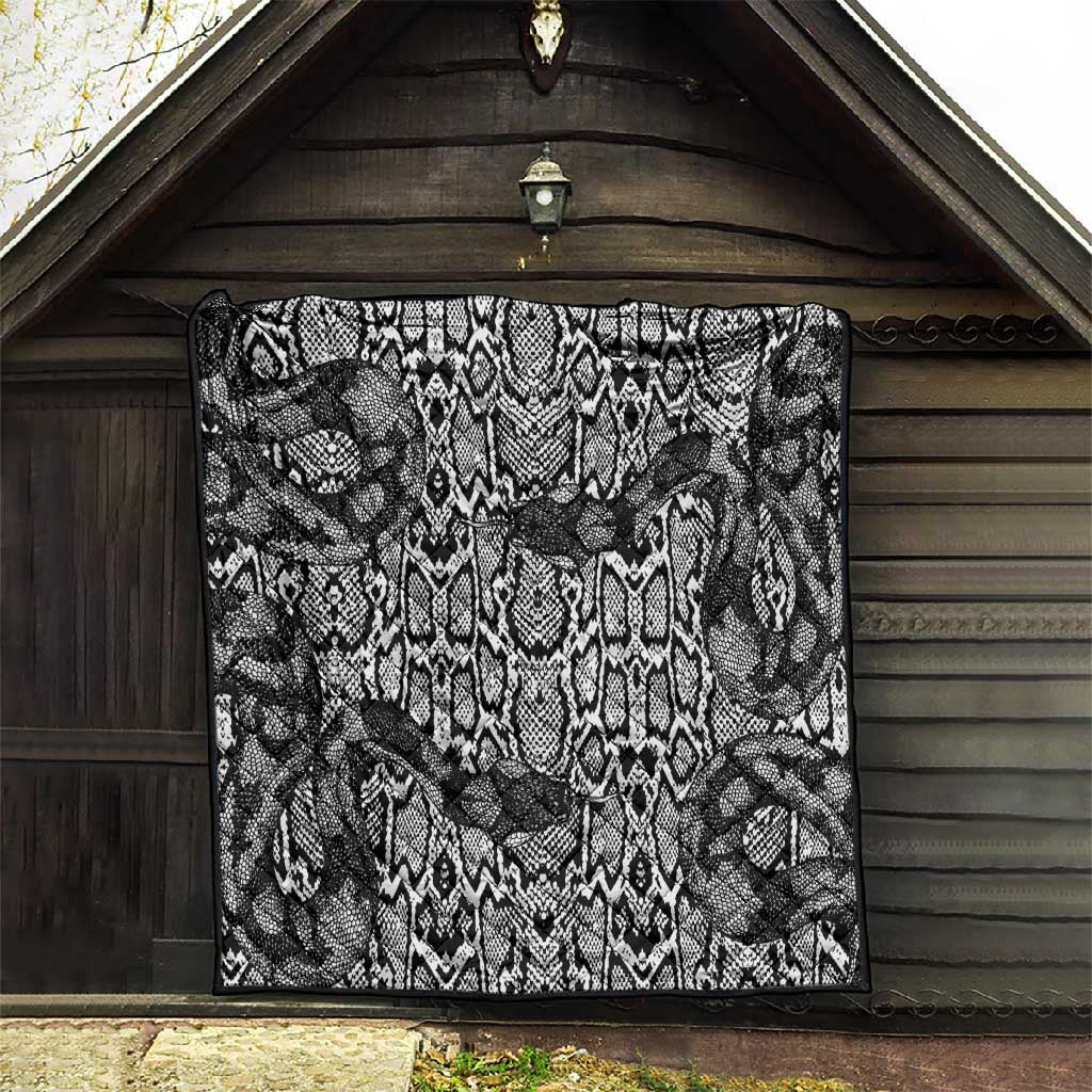 Snake African Skin Animals Pattern Quilt