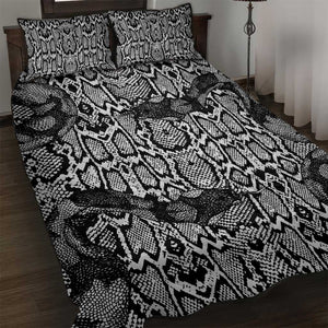 Snake African Skin Animals Pattern Quilt Bed Set