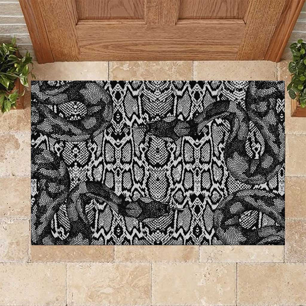 Snake African Skin Animals Pattern Rubber Doormat