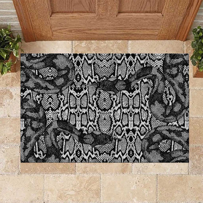 Snake African Skin Animals Pattern Rubber Doormat