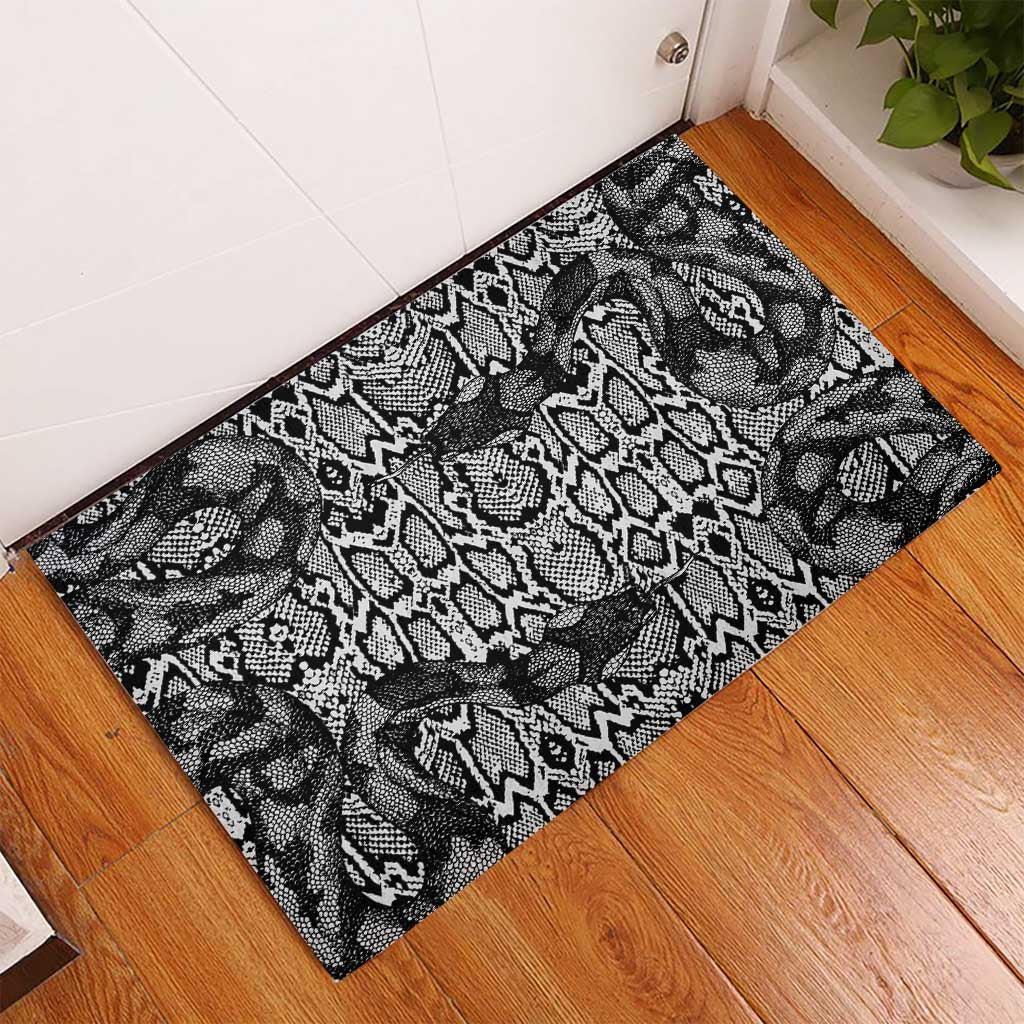 Snake African Skin Animals Pattern Rubber Doormat