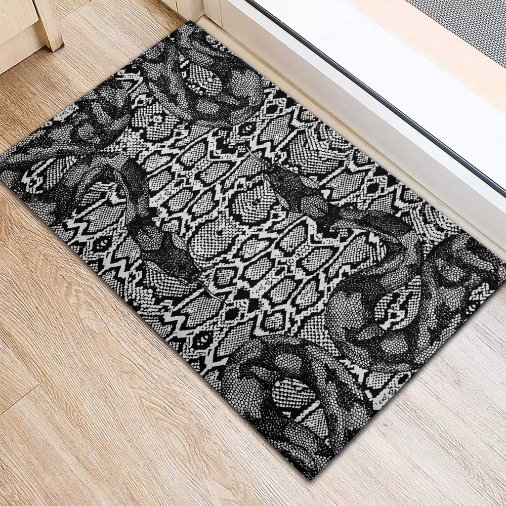 Snake African Skin Animals Pattern Rubber Doormat