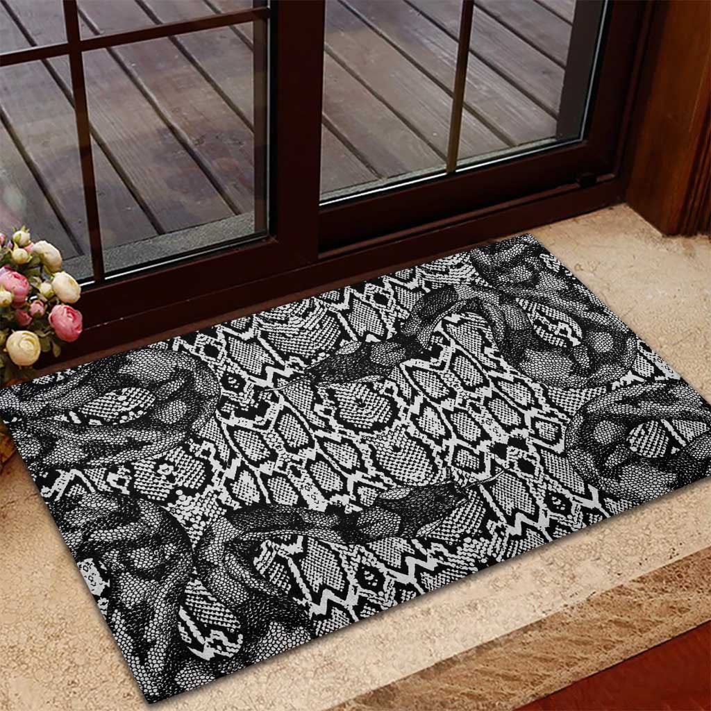 Snake African Skin Animals Pattern Rubber Doormat