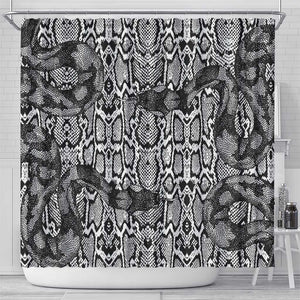 Snake African Skin Animals Pattern Shower Curtain