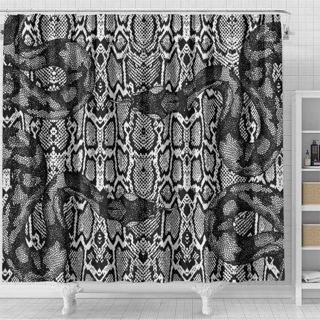 Snake African Skin Animals Pattern Shower Curtain